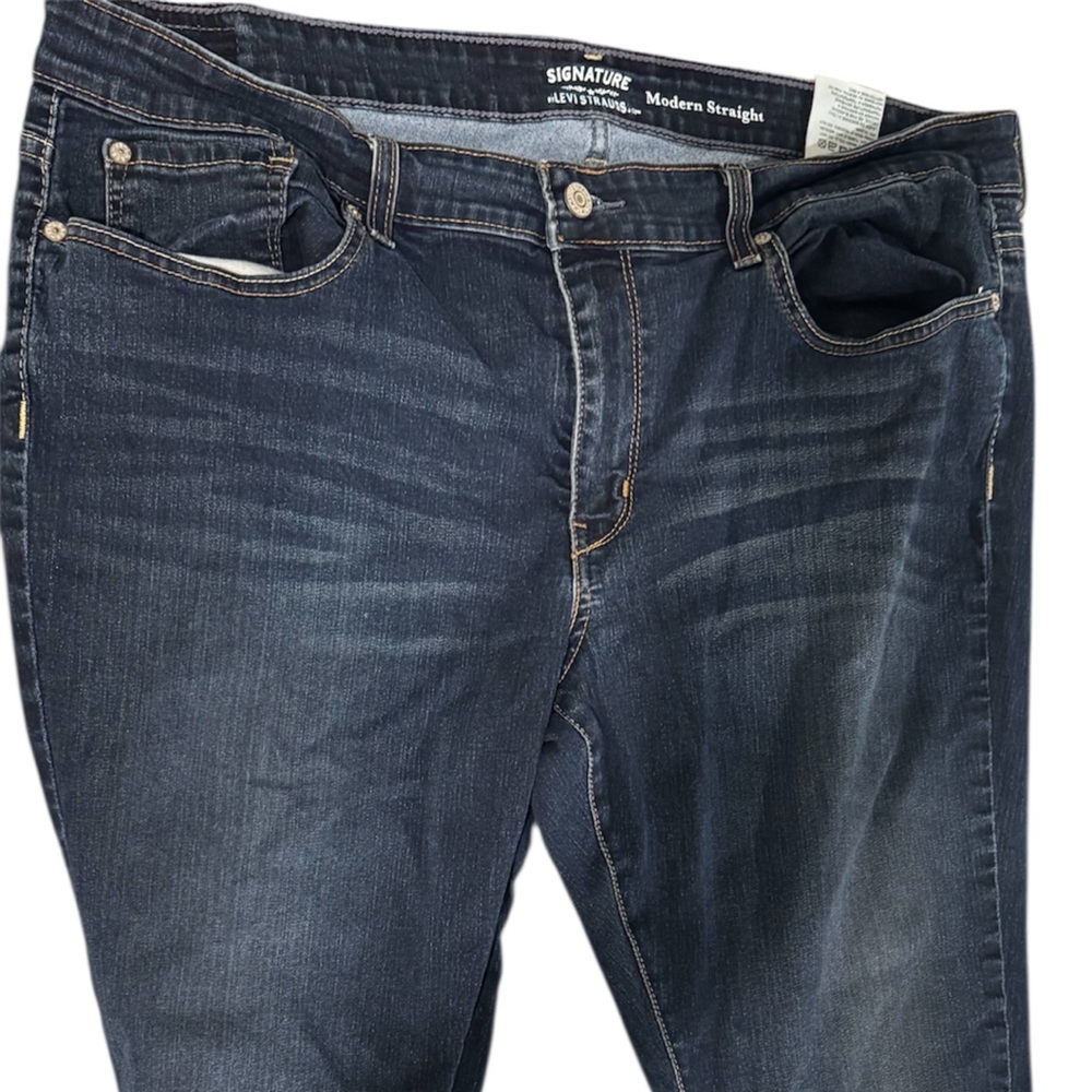 Levi's Blue Boot Cut Jeans with Vintage Fading